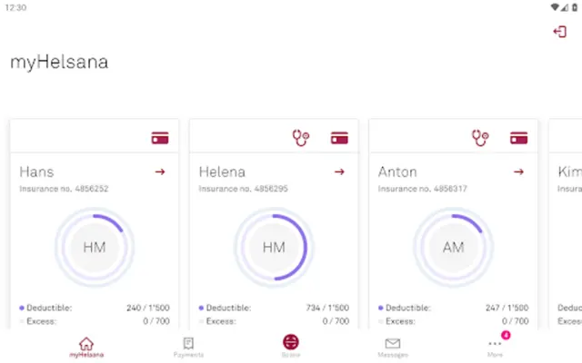 myHelsana android App screenshot 9