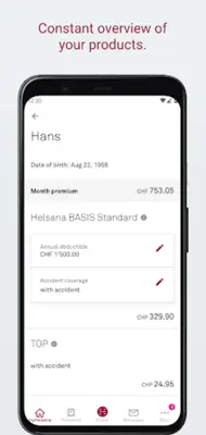 myHelsana android App screenshot 11