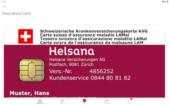 myHelsana android App screenshot 3