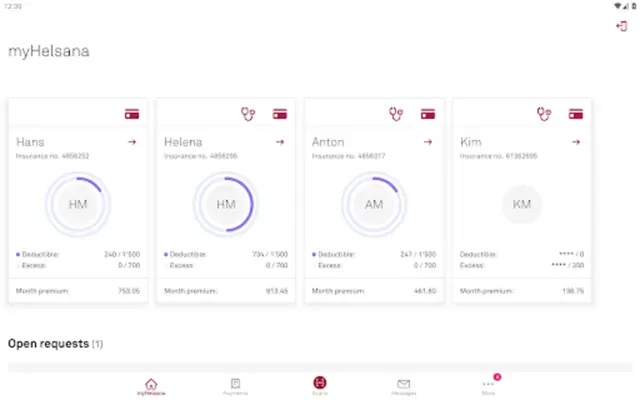 myHelsana android App screenshot 4